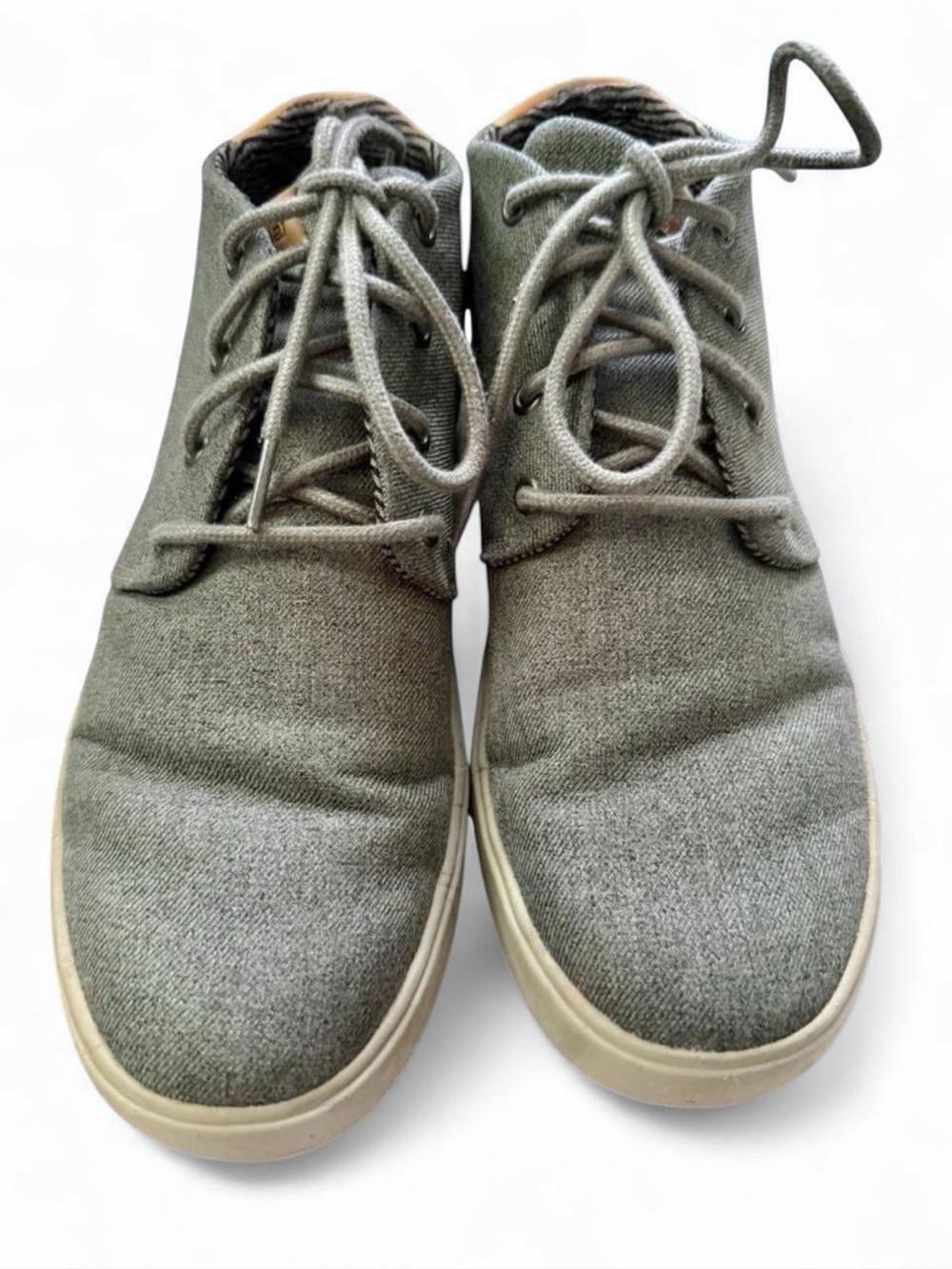 Olukai Nana Hele Wai’apo Olive Green/Gray Waterproof Lace-Up Chukkas